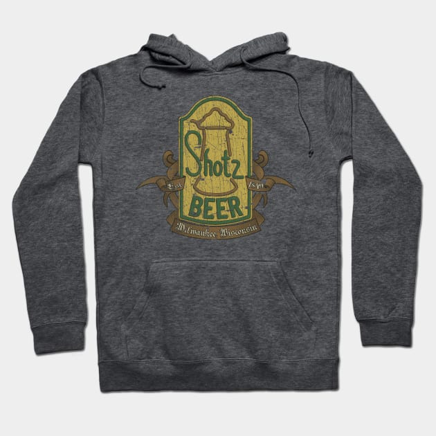 Shotz Beer Milwaukee 1849 Hoodie by JCD666